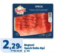 Sigma Negroni Speck Delle Alpi offerta