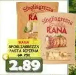 MercADone RANA SFOGLIAGREZZA PASTA RIPiena offerta