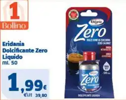 Sigma Eridania Dolcificante Zero Liquido offerta