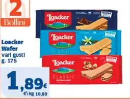 Sigma Loacker Wafer offerta