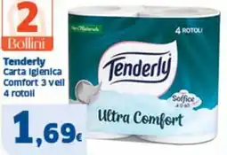 Sigma Tenderly Carta Igienica Comfort 3 veil offerta