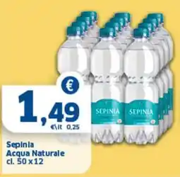 Sigma Sepinia Acqua Naturale offerta
