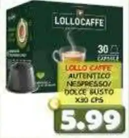 MercADone Lollocaffe Autentico Nespresso Dolce Gusto offerta