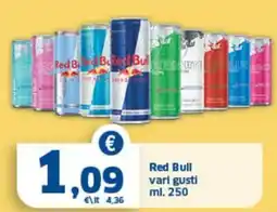 Sigma Red Bull vari gusti offerta