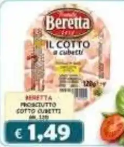 MercADone Beretta Prosciutto Cotto Cubetti offerta