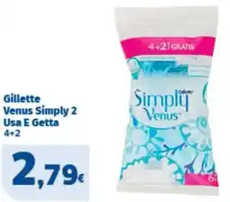 Sigma Gillette Venus Simply 2 offerta
