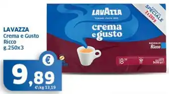 Sigma LAVAZZA Crema e Gusto Ricco offerta