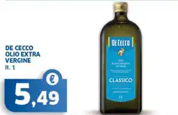 Sigma De Cecco Olio Extra Vergine offerta