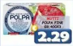 MercADone MUTTI POLPA FINE offerta