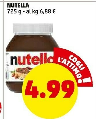 PENNY Nutella b-ready offerta
