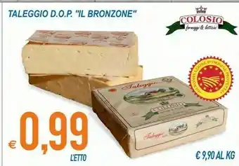 MD Discount Colosio taleggio dop il bronzone offerta
