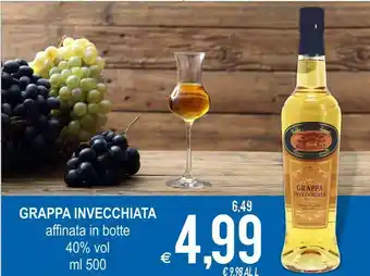 MD Discount Grappa invecchiata affinata in botte offerta