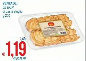 MD Discount Ventagli di pasta sfoglia 200 g(ml) offerta