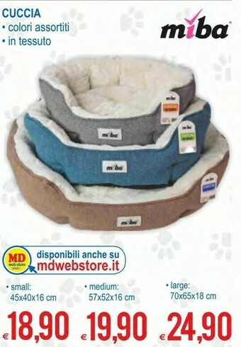 MD Discount Miba cuccia offerta