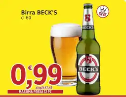 Market Ingross Birra BECK'S offerta