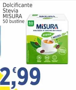 Market Ingross Dolcificante Stevia MISURA offerta