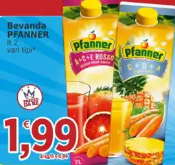 Market Ingross Bevanda PFANNER offerta