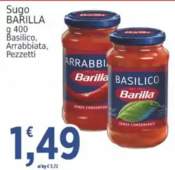 Market Ingross Sugo BARILLA offerta