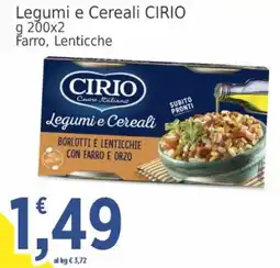 Market Ingross Legumi e Cereali CIRIO offerta