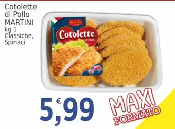 Market Ingross Cotolette di Pollo MARTINI offerta