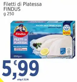 Market Ingross Filetti di Platessa Findus offerta