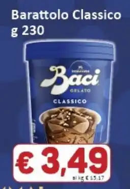 Market Ingross Barattolo Classico Baci GELATO CLASSICO offerta