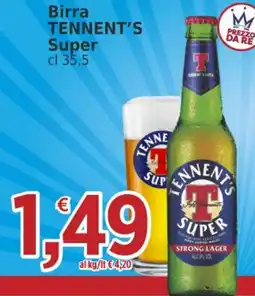 Market Ingross Birra TENNENT'S Super offerta