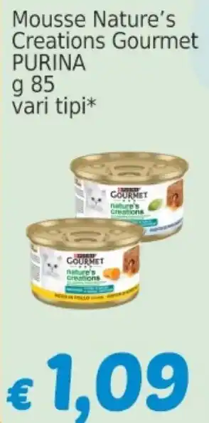 Market Ingross Mousse Nature's Creations Gourmet PURINA offerta