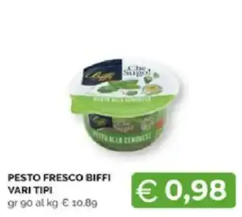 Mercatò Extra Pesto fresco Biffi offerta