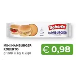 Mercatò Extra MINI HAMBURGER ROBERTO offerta