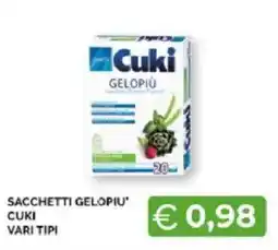 Mercatò Extra Sacchetti Gelopiù' Cuki offerta