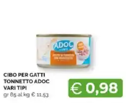 Mercatò Extra Cibo per gatti Tonnetto ADOC offerta