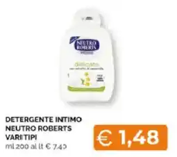 Mercatò Extra Detergente Intimo Neutro Roberts offerta