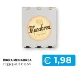 Mercatò Extra Birra Menabrea offerta