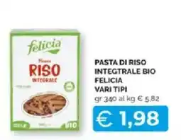 Mercatò Extra Pasta di riso integrale bio Felicia offerta
