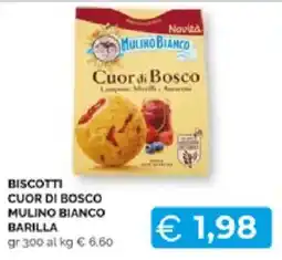 Mercatò Extra Biscotti Cuor di Bosco Mulino Bianco offerta