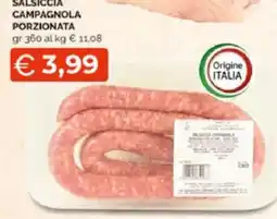Mercatò Extra Salsiccia Campagnola Porzionata offerta