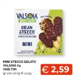 Mercatò Extra MINI STECCO GELATO VALSOIA offerta