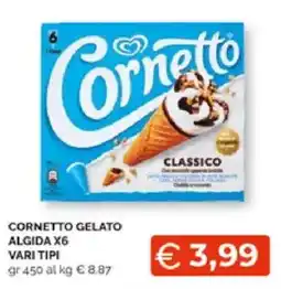 Mercatò Extra Cornetto Gelato Algida offerta