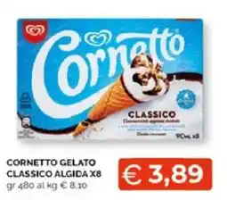 Mercatò Extra Cornetto Gelato Classico offerta