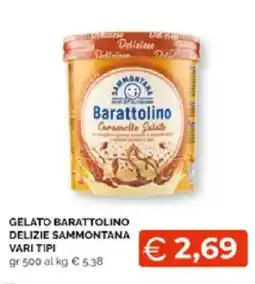 Mercatò Extra Gelato Barattolino Delizie Sammontana offerta
