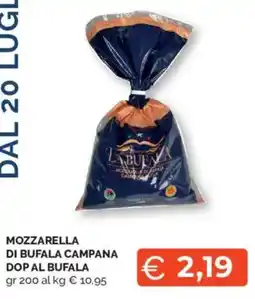 Mercatò Extra Mozzarella di Bufala Campana Dop al Bufala offerta