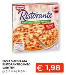 Mercatò Extra Pizza surgelata Ristorante Cameo offerta