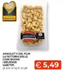 Mercatò Extra Agnolotti del Plin La Fattoria delle Cose Buone offerta