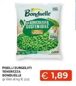 Mercatò Extra Piselli surgelati tenerezza Bonduelle offerta