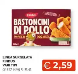 Mercatò Extra Findus Bastoncini di Pollo offerta