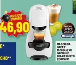 Risparmio Casa MACCHINA CAFFE PICCOLO XS CAPSULE DOLCE GUSTO offerta