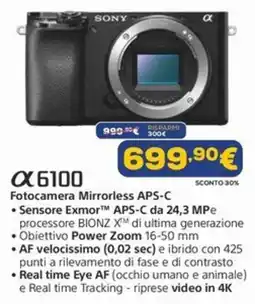 Euronics SONY α6100 offerta