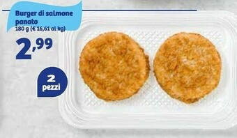 In'S Mercato Burger di salmone panato offerta