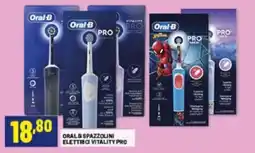 Risparmio Casa ORAL B SPAZZOLINI ELETTRICI VITALITY PRO offerta